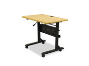 BALT Flipper Training Table Rectangular 36w x 24d x 29-1/2h Teak
