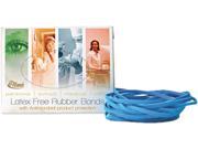 Alliance 42339 Antimicrobial Cyan Blue Rubber Bands Size 33 3 1 2 x 1 8 1 4lb Box