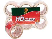 Duck 00 07496 Heavy Duty Carton Packaging Tape 3 x 55 yards Clear 6 Pack