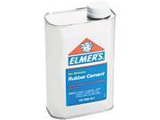 Elmer s 233 Rubber Cement Repositionable 1 qt