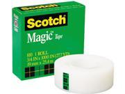 Scotch 810 1K Magic Office Tape 3 4 x 1000 1 Core Clear