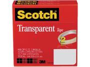 Scotch 600 2P12 72 Transparent Tape 600 2P12 72 1 2 x 2592 3 Core Transparent 2 Rolls