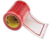 Scotch 82405 Pouch Tape Shpg. Doc. Protect System 5 x 6 Clear w Orange Border 500 Roll