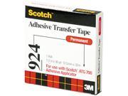 Scotch 924 1 2 Adhesive Transfer Tape 1 2 Wide x 36 Yards
