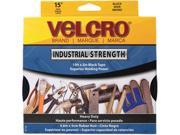 Velcro 90198 Industrial Strength Sticky Back Hook and Loop Fasteners 2 x 15 ft. Roll White
