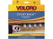 Velcro 91137 Sticky Back Hook and Loop Fasteners in Dispenser 3 4 Inch x 30 ft. Roll Black