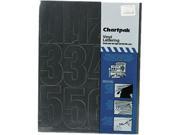 Chartpak 01193 Press On Vinyl Numbers Self Adhesive Black 4 h 23 Pack