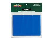 Magna Visual PMR 765 Magnetic Write On Wipe Off Pre Cut Strips 6 x 7 8 Blue 25 Pack