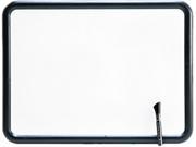 Quartet 7551 Contour Dry Erase Board Melamine 24 x 18 White Gray Frame