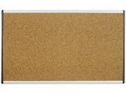 Quartet ARCB3018 Cubicle Arc Frame Colored Cork Board 18 x 30 Tan Aluminum Frame