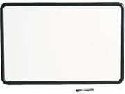 Quartet 7553 Contour Dry Erase Board Melamine 36 x 24 White Gray Frame