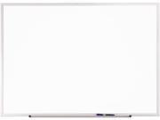 Quartet S531 Standard Dry Erase Board Melamine 24 x 18 White Aluminum Frame