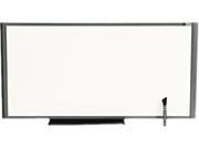 Quartet WM3618 Workstation Total Dry Erase Board 36 x 18 White Gray Frame