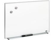 Quartet M2316 Magnetic Dry Erase Board Painted Steel 23 x 16 White Aluminum Frame