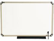 Quartet TE563T Total Dry Erase Board 36 x 24 White Euro Style Aluminum Frame
