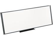 Quartet WM4818 Workstation Total Dry Erase Board 48 x 18 White Gray Frame