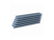 Tennsco 6Q24812MGY Industrial Steel Shelving for 87 High Posts 48w x 12d Medium Gray 6 Carton