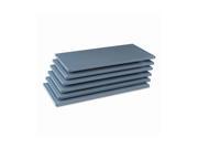 Tennsco 6Q24824MGY Industrial Steel Shelving for 87 High Posts 48w x 24d Medium Gray 6 Carton