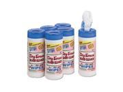 Motsenbocker s Lift Off 42703CT Dry Erase Cleaner Wipes Cloth 7 x 12 30 Canister 6 Carton