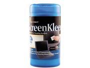Read Right RR1491 ScreenKleen Monitor Screen Wet Wipes Cloth 5 1 4 x 5 3 4 50 Tub