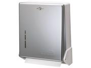 San Jamar T1905XC True Fold Metal Front Cabinet Towel Dispenser 11 5 8 x 5 x 14 1 2 Chrome