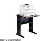 Safco 1934 Fax Printer Stand w Reversible Top 1 Shelf 24w x 28d x 30h Black Medium Oak