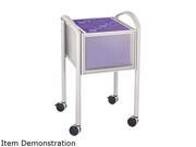 Safco 5375GR Impromptu Open File Cart 20 1 4 x 19 x 29 3 4 Silver