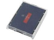 U. S. Stamp Sign P5470BR T5470 Dater Replacement Ink Pad 1 5 8 x 2 1 2 Red Blue