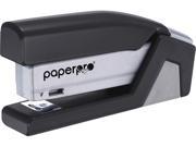 PaperPro 1510 inJOY 20 Compact Stapler 20 Sheets Capacity 105 Staple Capacity Half Strip 1 4 Staple Size Gray Black