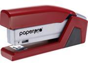 PaperPro 1511 inJOY 20 Compact Stapler 20 Sheets Capacity 105 Staple Capacity Half Strip 1 4 Staple Size Red