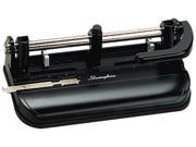 Swingline 74350 32 Sheet Lever Handle Two to Seven Hole Punch 9 32 Holes Black 1 Each