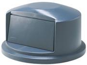 Rubbermaid Commercial 263788GY Brute Dome Top Swing Door Lid for 32 Gallon Waste Containers Plastic Gray