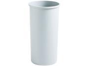 Rubbermaid Commercial 354600GY Untouchable Waste Container Round Plastic 22 gal Gray