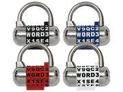 Master Lock 1534D Password Plus Combination Lock Hardened Steel Shackle 3 1 2 Wide Silver