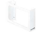 San Jamar G0804 White Enamel Disposable Glove Dispenser Three Box 18w x 3 3 4d x 10h
