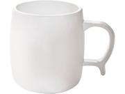 NatureHouse RP15 Reusable Mug Squat 9 oz. White