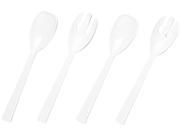 Tablemate W95PK4 Table Set Plastic Serving Forks Spoons White 2 Pack 12 Packs Box