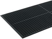Crown Safewalk Light Heavy Duty Anti Fatigue Mat Rubber 36 x 60 Black