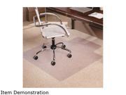 E.S. Robbins 128173 Robbins Anchormat Chair Mat for Low Pile Loop Carpets 45w x 53h Clear