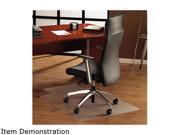 Floortex 1213419LR ClearTex Chair Mat for Hard Floors 48w x 53h Clear