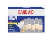 Sheer Adhesive Bandages 3 4 x 3 100 Box