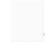 Avery 01022 Avery Style Legal Side Tab Divider Title 22 Letter White 25 Pack