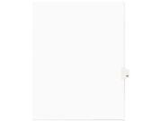 Avery 01041 Avery Style Legal Side Tab Divider Title 41 Letter White 25 Pack