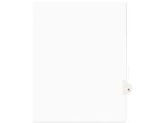 Avery 01044 Avery Style Legal Side Tab Divider Title 44 Letter White 25 Pack