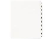 Avery 01331 Avery Style Legal Side Tab Divider Title 26 50 Letter White 1 Set
