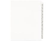 Avery 01340 Avery Style Legal Side Tab Divider Title 251 275 Letter White 1 Set