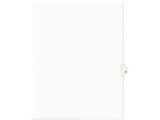 Avery 01416 Avery Style Legal Side Tab Dividers One Tab Title P Letter White 25 Pack