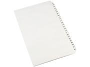 Avery 01434 Avery Style Legal Side Tab Divider Title 101 125 14 x 8 1 2 White 1 Set