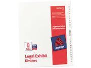 Avery 11396 Avery Style Legal Side Tab Divider Title 51 75 Letter White 1 Set