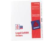 Avery 11397 Avery Style Legal Side Tab Divider Title 76 100 Letter White 1 Set